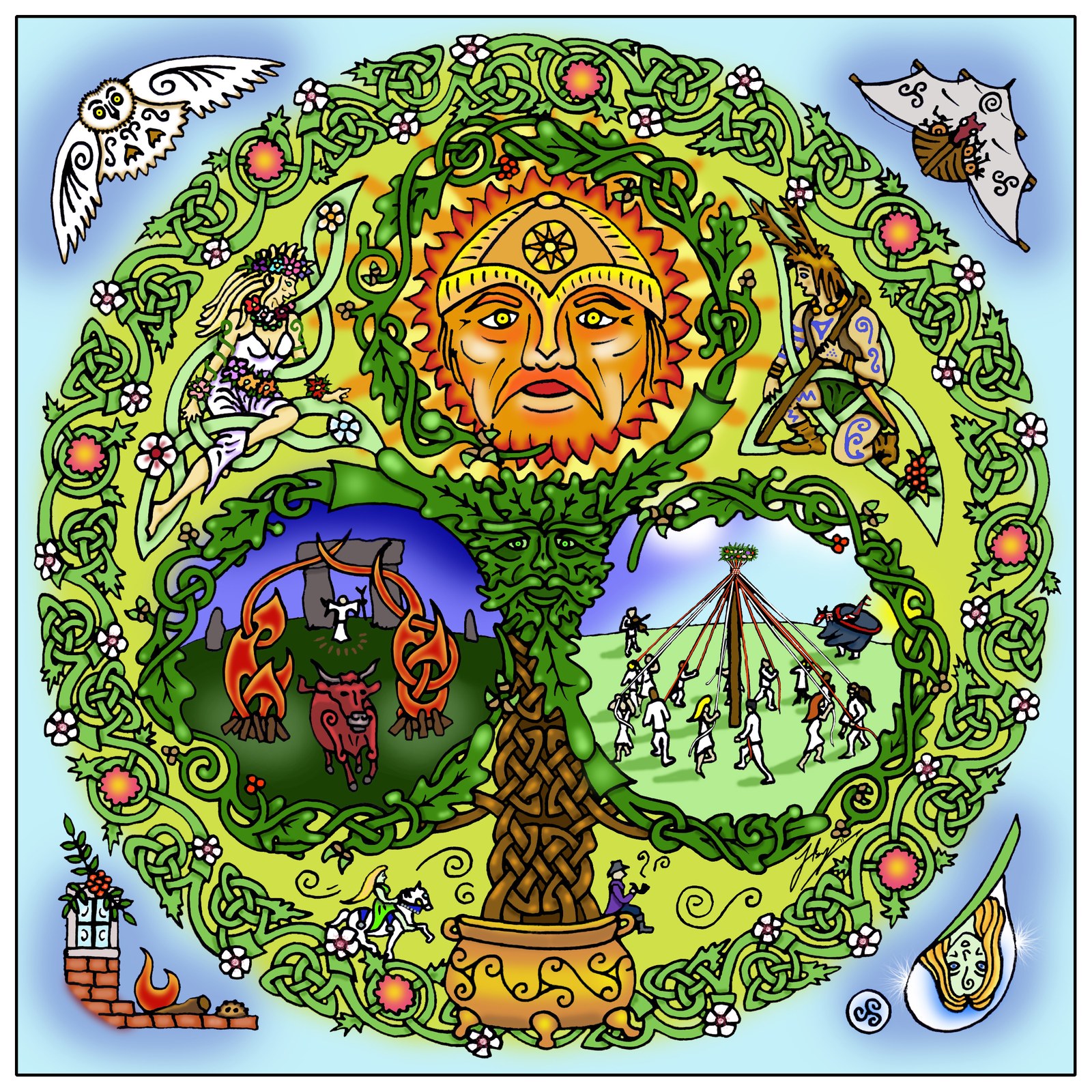 Beltane by Hamish Burgess, printed by Maui Digital Imaging.