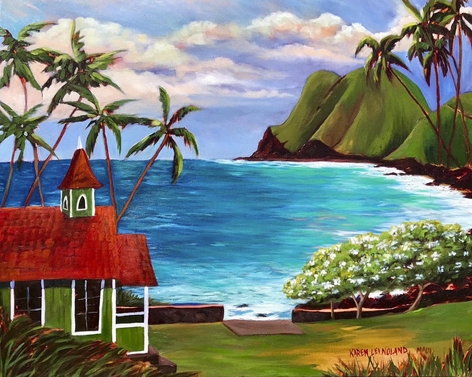 Church by Karen Lei Noland, printed by Maui Digital Imaging.