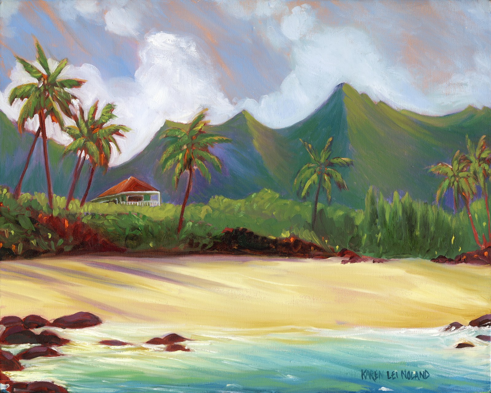 Haena by Karen Lei Noland, printed by Maui Digital Imaging.