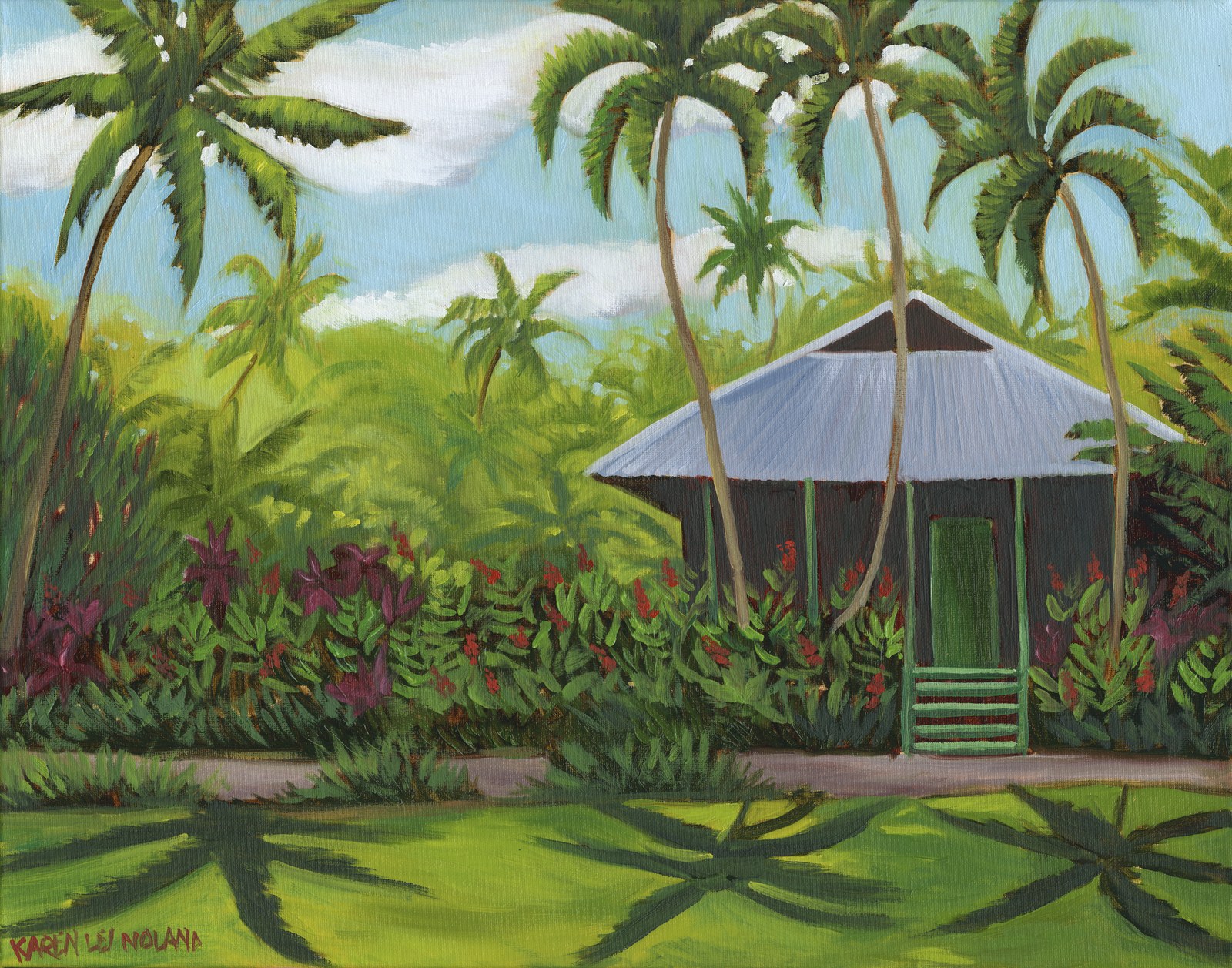 Hana Hide Away by Karen Lei Noland, printed by Maui Digital Imaging.