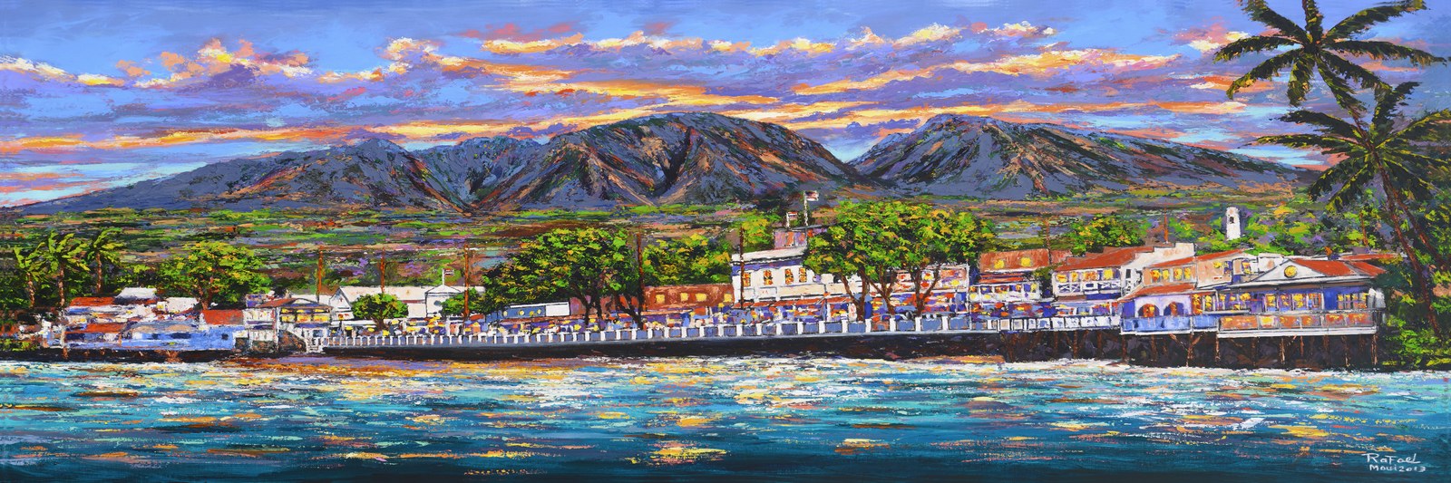 Artwork by Rafael Pereda, printed by Maui Digital Imaging.