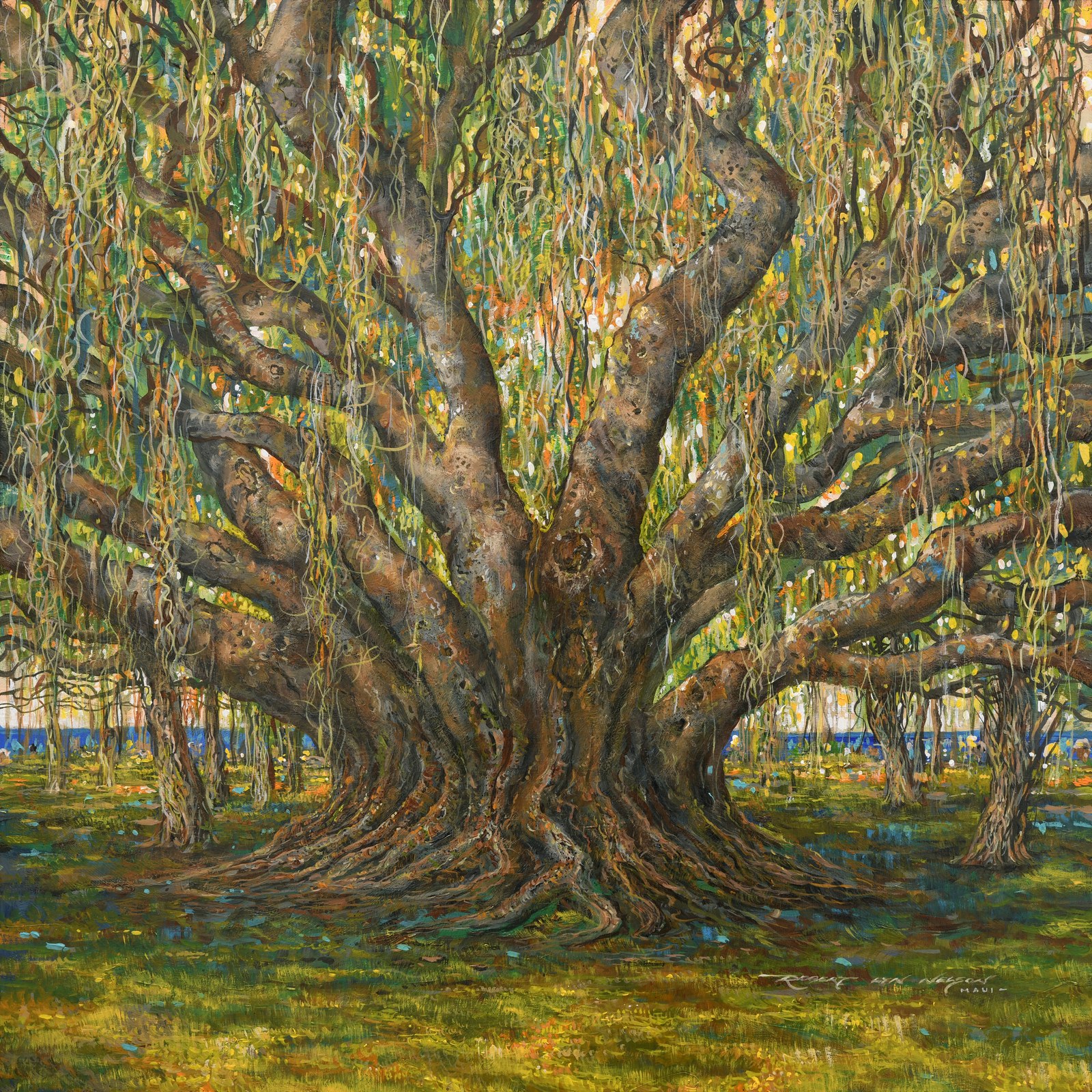 Cherish Our Lahaina Banyan Tree by Robert Lyn Nelson, printed by Maui Digital Imaging.