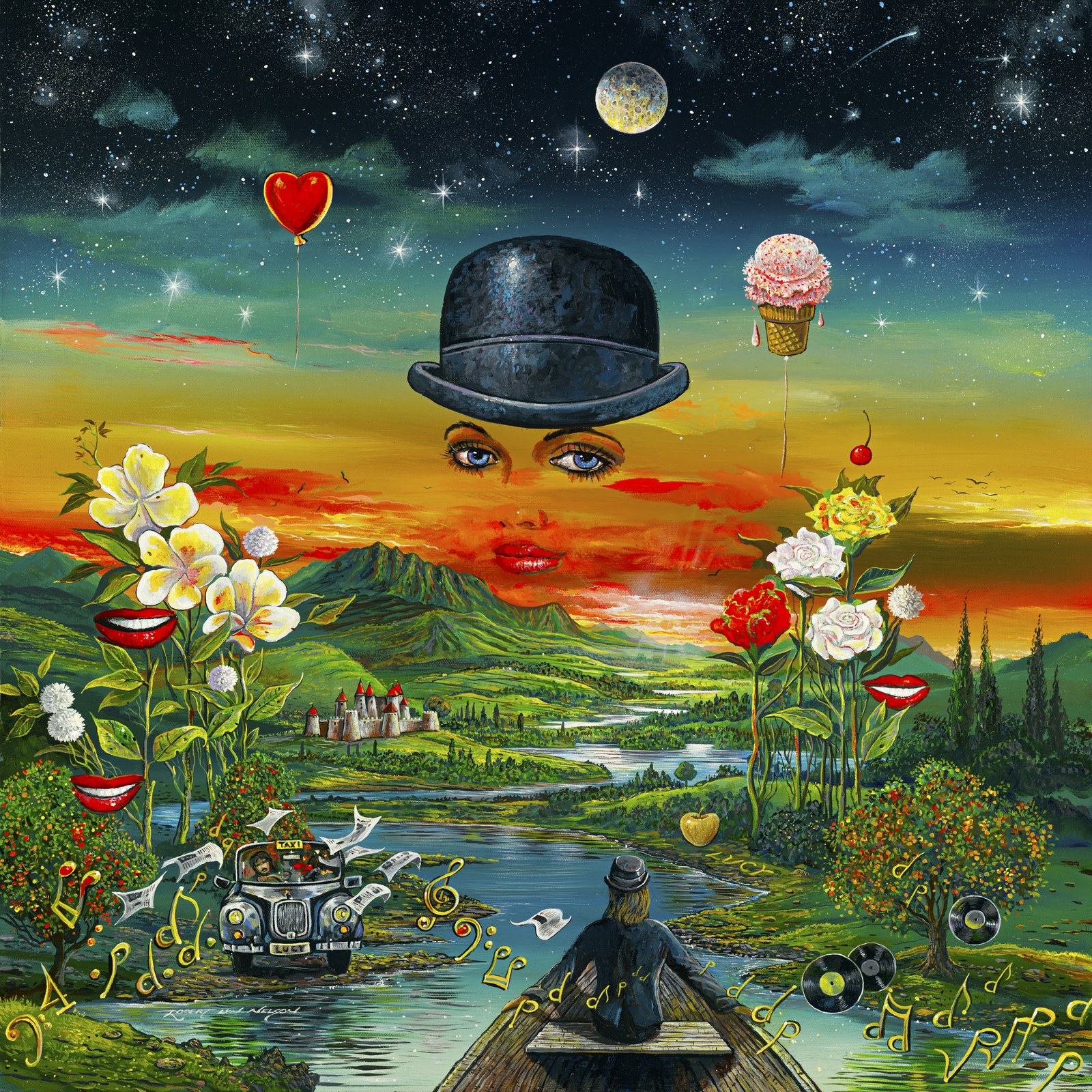 Lucy in the Sky with Diamonds by Robert Lyn Nelson, printed by Maui Digital Imaging.